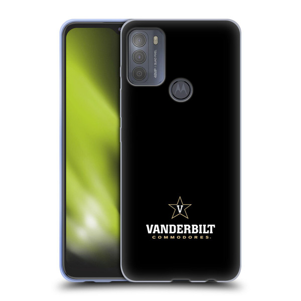 Vanderbilt University Vandy Vanderbilt University Logotype Soft Gel Case for Motorola Moto G50