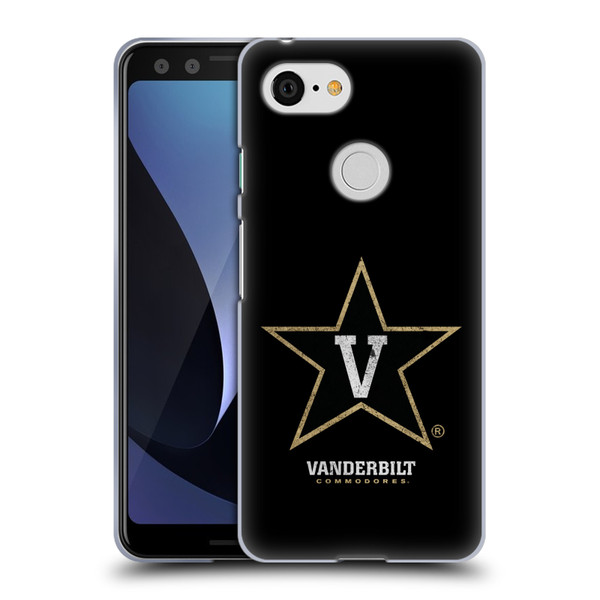 Vanderbilt University Vandy Vanderbilt University Distressed Look Soft Gel Case for Google Pixel 3