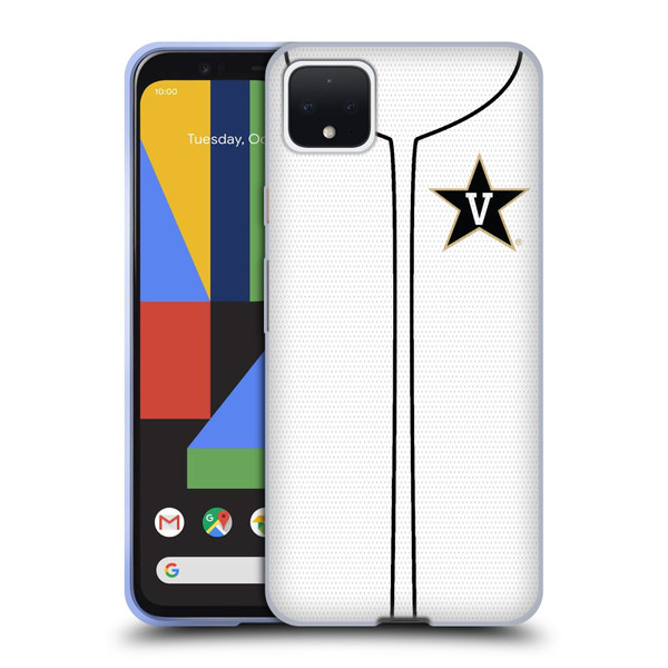 Vanderbilt University Vandy Vanderbilt University Baseball Jersey Soft Gel Case for Google Pixel 4 XL