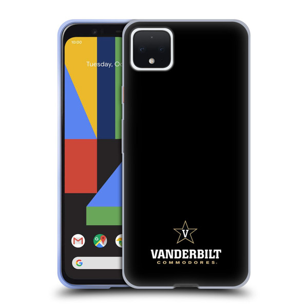 Vanderbilt University Vandy Vanderbilt University Logotype Soft Gel Case for Google Pixel 4 XL