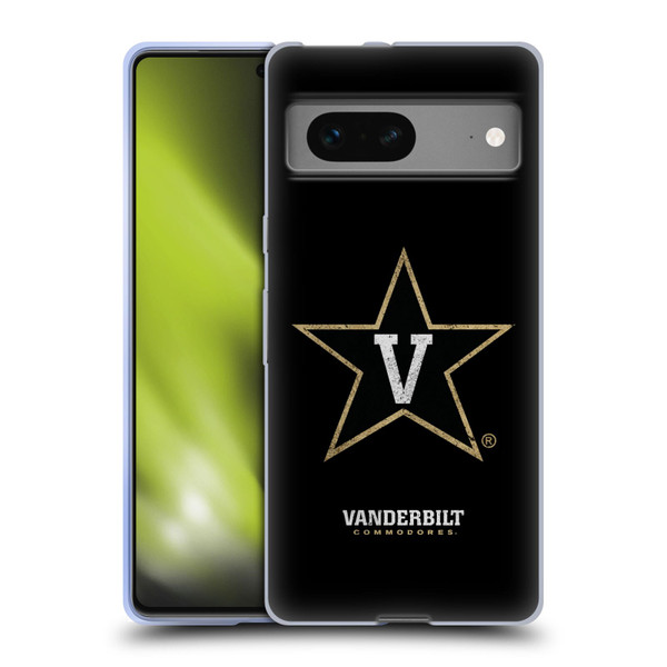 Vanderbilt University Vandy Vanderbilt University Distressed Look Soft Gel Case for Google Pixel 7