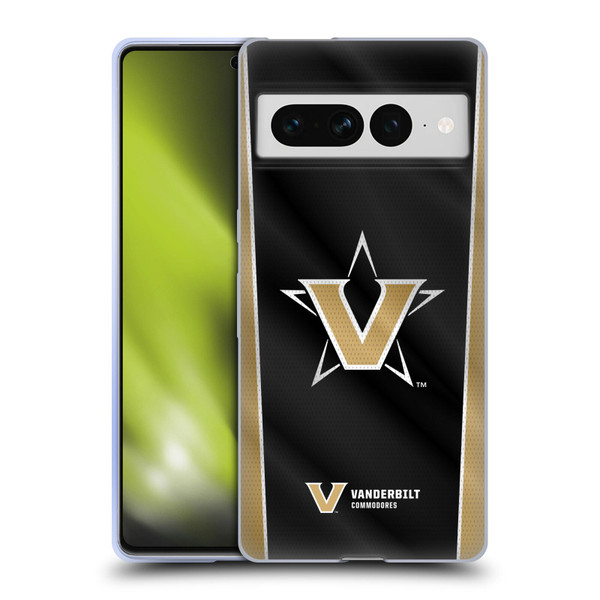 Vanderbilt University Vandy Vanderbilt University Banner Soft Gel Case for Google Pixel 7 Pro
