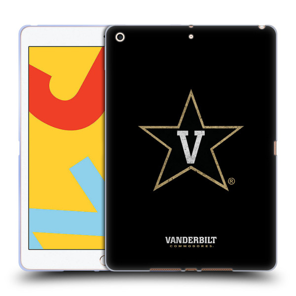 Vanderbilt University Vandy Vanderbilt University Distressed Look Soft Gel Case for Apple iPad 10.2 2019/2020/2021