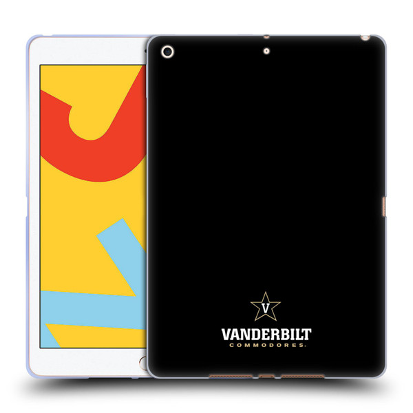 Vanderbilt University Vandy Vanderbilt University Logotype Soft Gel Case for Apple iPad 10.2 2019/2020/2021