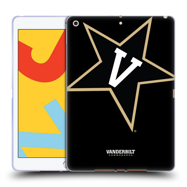 Vanderbilt University Vandy Vanderbilt University Oversized Icon Soft Gel Case for Apple iPad 10.2 2019/2020/2021