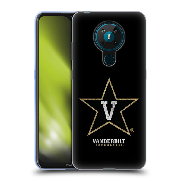 Vanderbilt University Vandy Vanderbilt University Distressed Look Soft Gel Case for Nokia 5.3