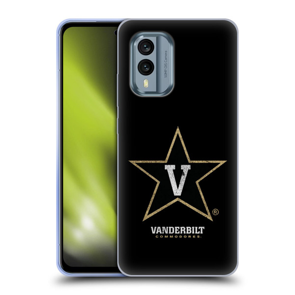 Vanderbilt University Vandy Vanderbilt University Distressed Look Soft Gel Case for Nokia X30