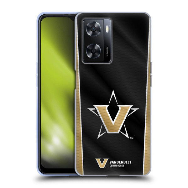 Vanderbilt University Vandy Vanderbilt University Banner Soft Gel Case for OPPO A57s