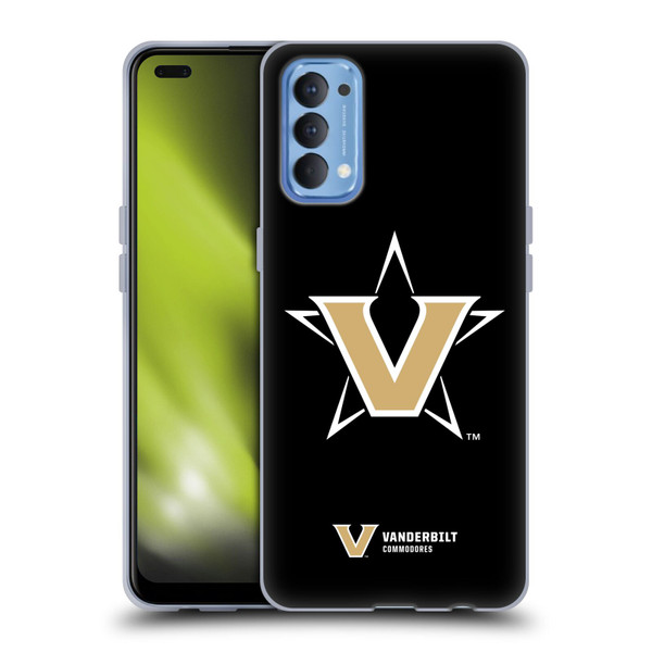 Vanderbilt University Vandy Vanderbilt University Plain Soft Gel Case for OPPO Reno 4 5G