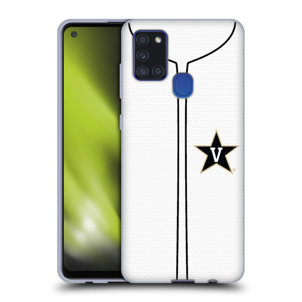 Vanderbilt University Vandy Vanderbilt University Baseball Jersey Soft Gel Case for Samsung Galaxy A21s (2020)