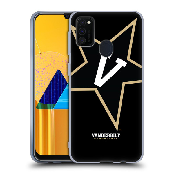 Vanderbilt University Vandy Vanderbilt University Oversized Icon Soft Gel Case for Samsung Galaxy M30s (2019)/M21 (2020)