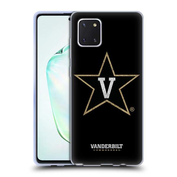 Vanderbilt University Vandy Vanderbilt University Distressed Look Soft Gel Case for Samsung Galaxy Note10 Lite