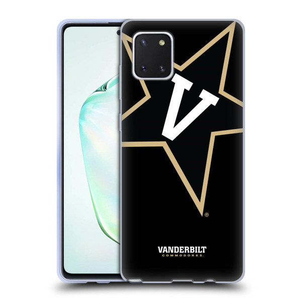 Vanderbilt University Vandy Vanderbilt University Oversized Icon Soft Gel Case for Samsung Galaxy Note10 Lite