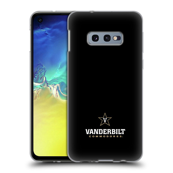 Vanderbilt University Vandy Vanderbilt University Logotype Soft Gel Case for Samsung Galaxy S10e