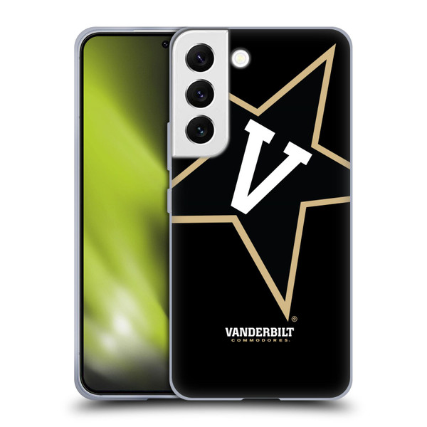 Vanderbilt University Vandy Vanderbilt University Oversized Icon Soft Gel Case for Samsung Galaxy S22 5G