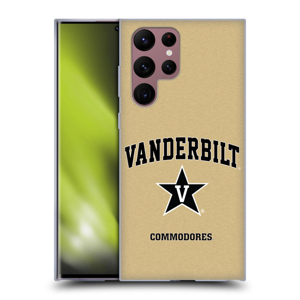 Vanderbilt University Vandy Vanderbilt University Campus Logotype Soft Gel Case for Samsung Galaxy S22 Ultra 5G