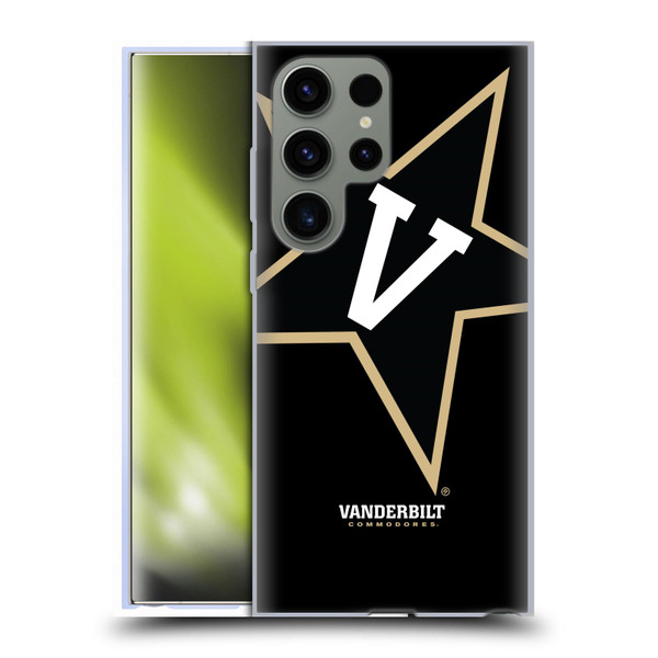 Vanderbilt University Vandy Vanderbilt University Oversized Icon Soft Gel Case for Samsung Galaxy S23 Ultra 5G
