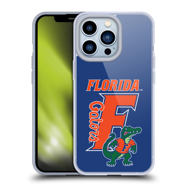 University Of Florida UF University of Florida Art Loud And Proud Soft Gel Case for Apple iPhone 13 Pro