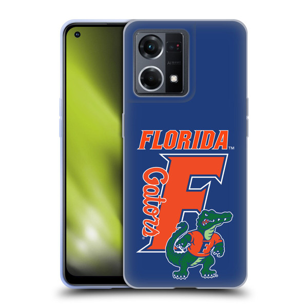 University Of Florida UF University of Florida Art Loud And Proud Soft Gel Case for OPPO Reno8 4G