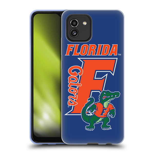 University Of Florida UF University of Florida Art Loud And Proud Soft Gel Case for Samsung Galaxy A03 (2021)