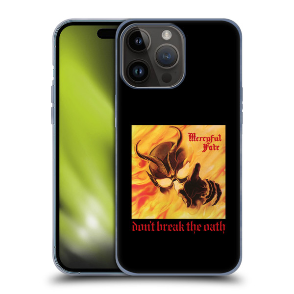 Mercyful Fate Black Metal Don't Break the Oath Soft Gel Case for Apple iPhone 15 Pro Max