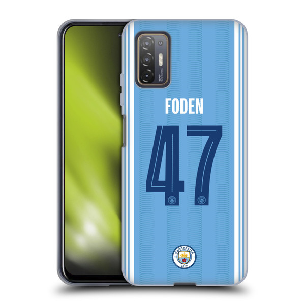 Manchester City Man City FC 2023/24 Players Home Kit Phil Foden Soft Gel Case for HTC Desire 21 Pro 5G