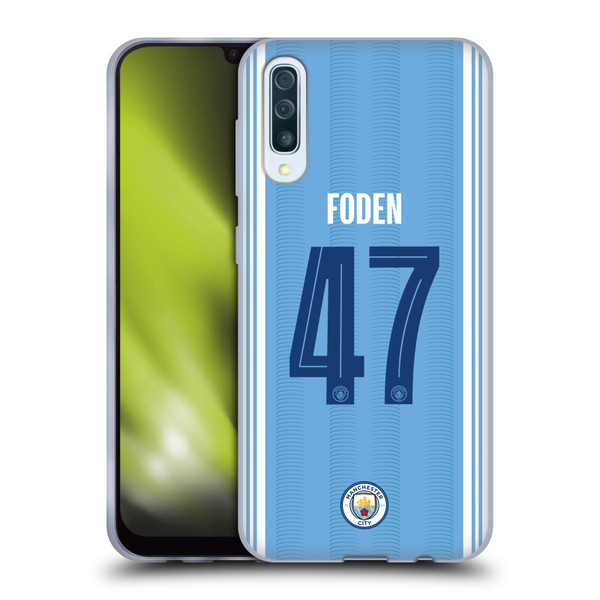 Manchester City Man City FC 2023/24 Players Home Kit Phil Foden Soft Gel Case for Samsung Galaxy A50/A30s (2019)
