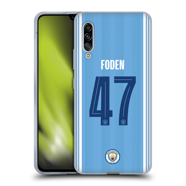 Manchester City Man City FC 2023/24 Players Home Kit Phil Foden Soft Gel Case for Samsung Galaxy A90 5G (2019)