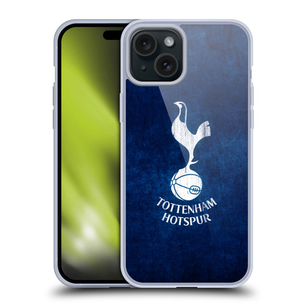 Tottenham Hotspur F.C. Badge Distressed Soft Gel Case for Apple iPhone 15 Plus & MagSafe