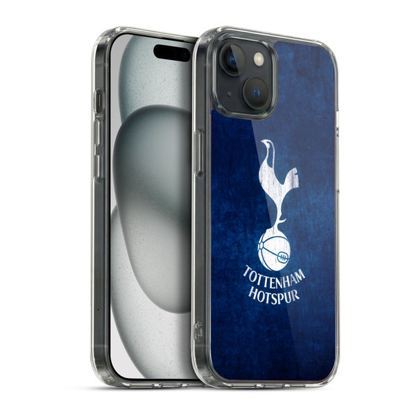 Tottenham Hotspur F.C. Badge Distressed Soft Gel Case for Apple iPhone 15 Plus & MagSafe