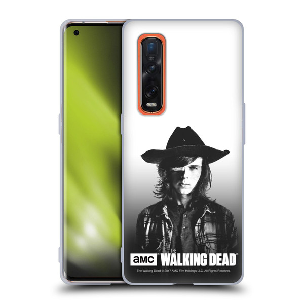 AMC The Walking Dead Filtered Portraits Carl Soft Gel Case for OPPO Find X2 Pro 5G