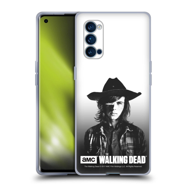 AMC The Walking Dead Filtered Portraits Carl Soft Gel Case for OPPO Reno 4 Pro 5G