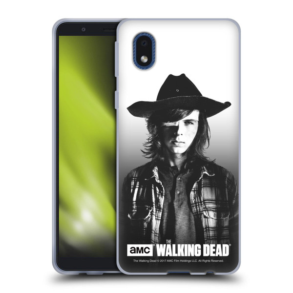 AMC The Walking Dead Filtered Portraits Carl Soft Gel Case for Samsung Galaxy A01 Core (2020)