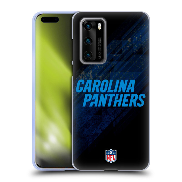 NFL Carolina Panthers Logo Blur Soft Gel Case for Huawei P40 5G