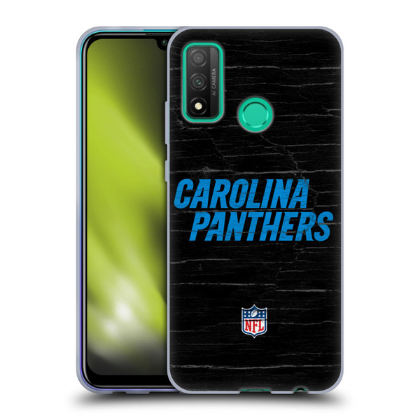 NFL Carolina Panthers Logo Distressed Look Soft Gel Case for Huawei P Smart (2020)