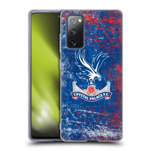 Crystal Palace FC Crest Distressed Soft Gel Case for Samsung Galaxy S20 FE / 5G