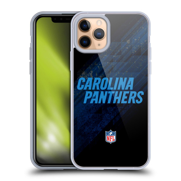 NFL Carolina Panthers Logo Blur Soft Gel Case for Apple iPhone 11 Pro