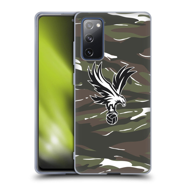 Crystal Palace FC Crest Woodland Camouflage Soft Gel Case for Samsung Galaxy S20 FE / 5G