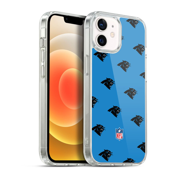 NFL Carolina Panthers Artwork Patterns Soft Gel Case for Apple iPhone 12 / iPhone 12 Pro & MagSafe