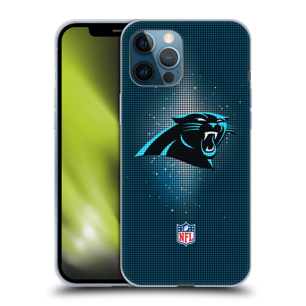NFL Carolina Panthers Artwork LED Soft Gel Case for Apple iPhone 12 Pro Max