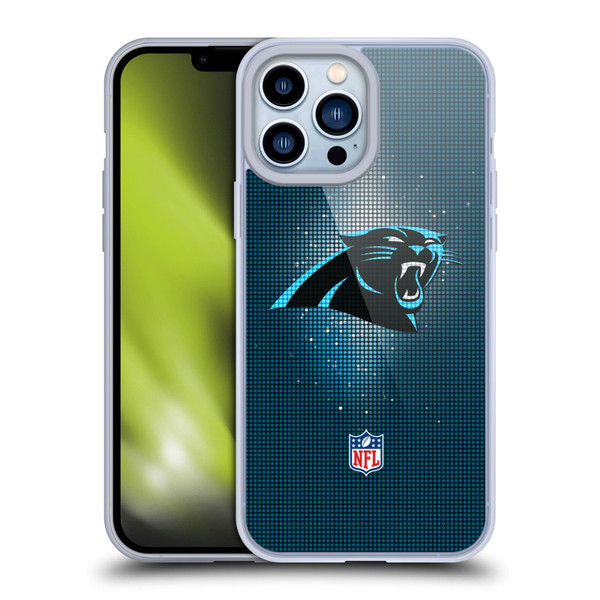 NFL Carolina Panthers Artwork LED Soft Gel Case for Apple iPhone 13 Pro Max