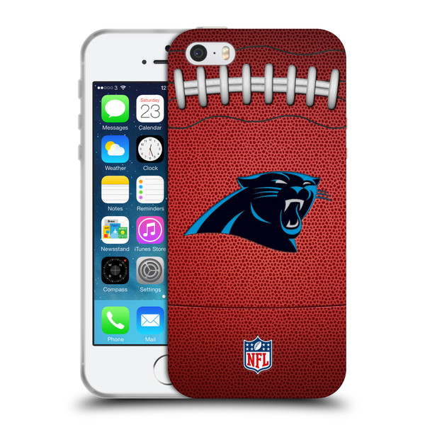 NFL Carolina Panthers Graphics Football Soft Gel Case for Apple iPhone 5 / 5s / iPhone SE 2016