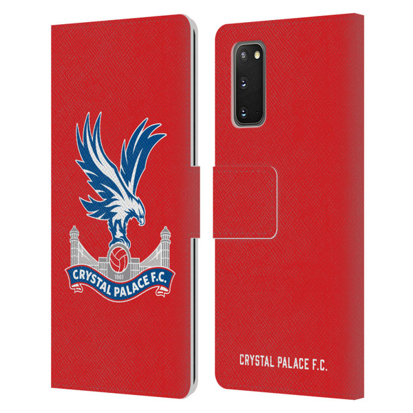 Crystal Palace FC Crest Eagle Leather Book Wallet Case Cover For Samsung Galaxy S20 / S20 5G