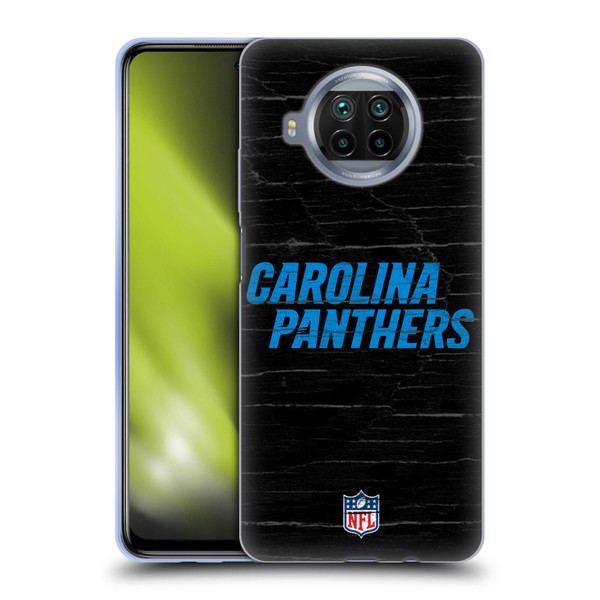 NFL Carolina Panthers Logo Distressed Look Soft Gel Case for Xiaomi Mi 10T Lite 5G