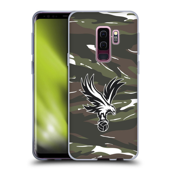 Crystal Palace FC Crest Woodland Camouflage Soft Gel Case for Samsung Galaxy S9+ / S9 Plus