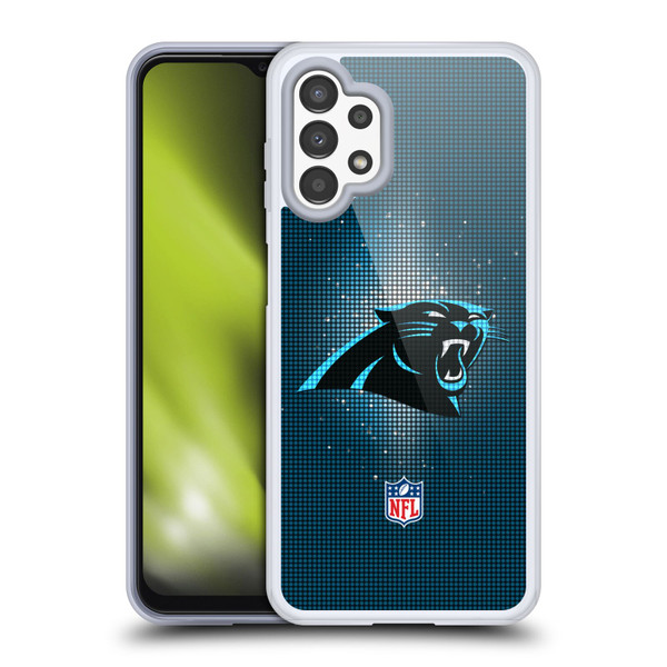 NFL Carolina Panthers Artwork LED Soft Gel Case for Samsung Galaxy A13 (2022)