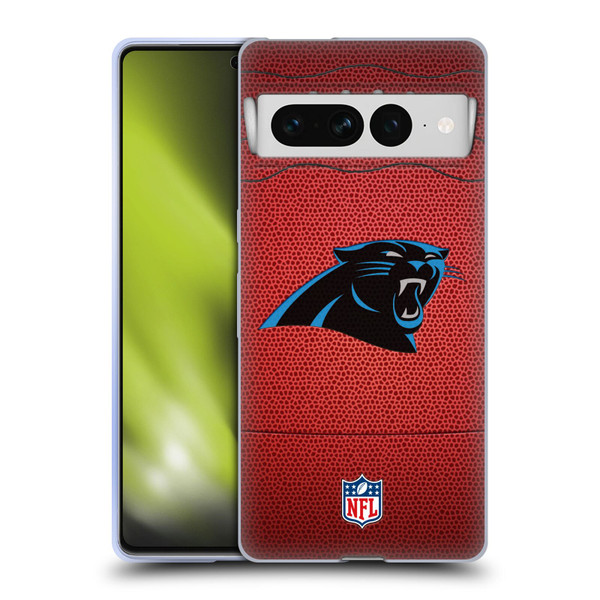 NFL Carolina Panthers Graphics Football Soft Gel Case for Google Pixel 7 Pro