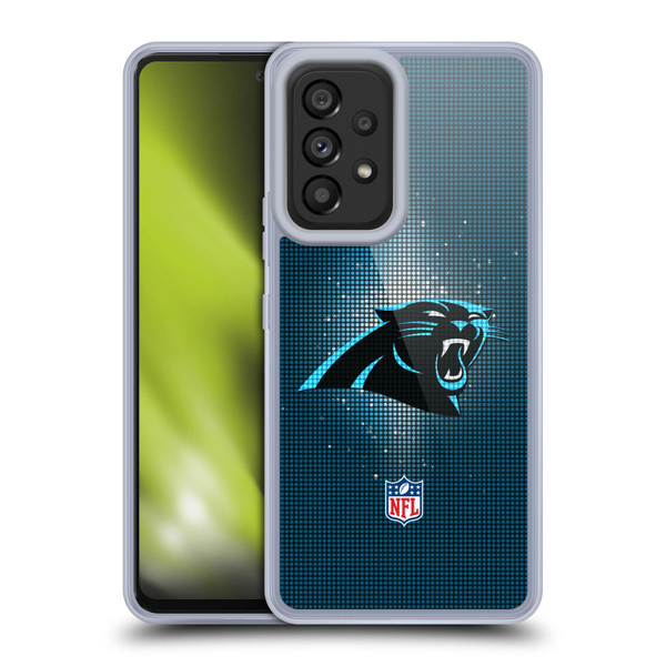 NFL Carolina Panthers Artwork LED Soft Gel Case for Samsung Galaxy A53 5G (2022)