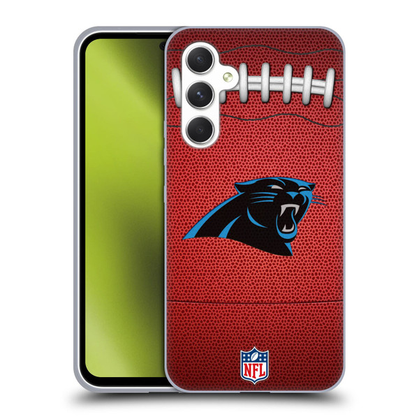 NFL Carolina Panthers Graphics Football Soft Gel Case for Samsung Galaxy A54 5G