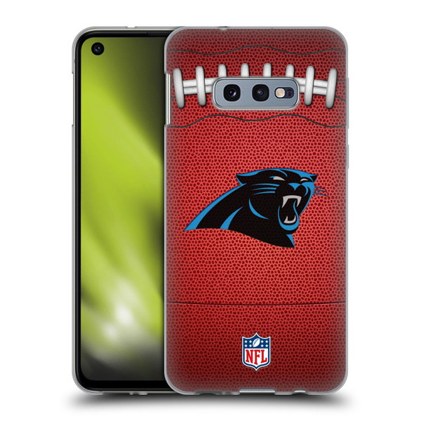 NFL Carolina Panthers Graphics Football Soft Gel Case for Samsung Galaxy S10e